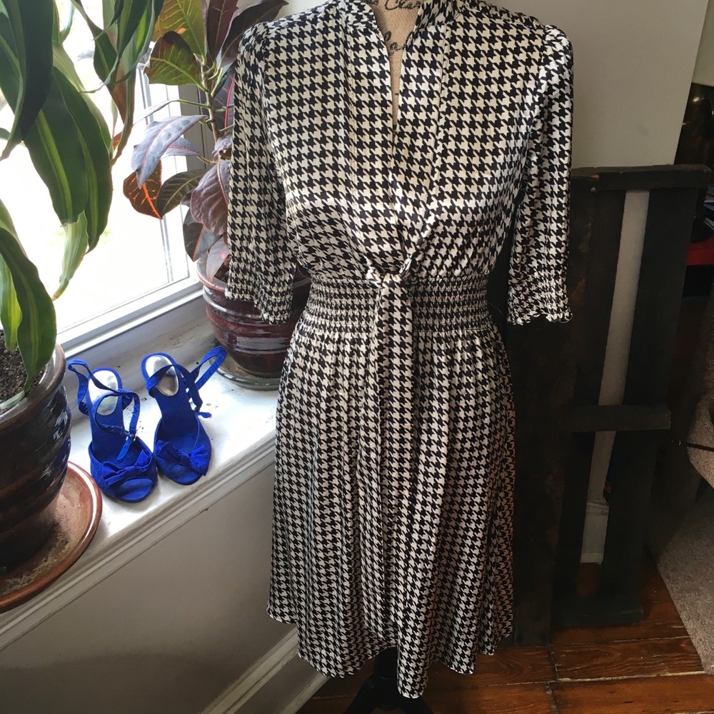 Checkered pin up dress